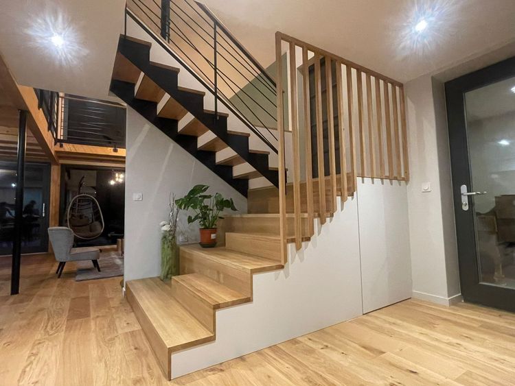 Résidentiel | ESCALIER BOIS & MÉTAL
