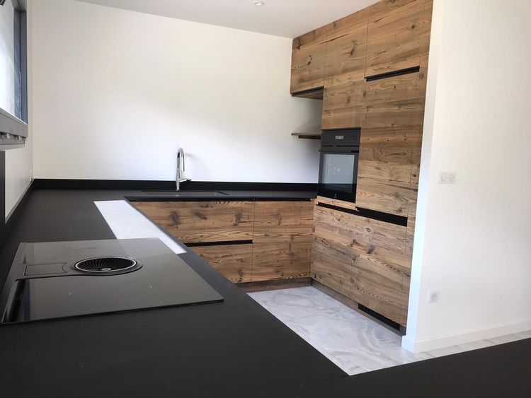 Résidentiel | CUISINE VIEUX BOIS LA ROCHETTE